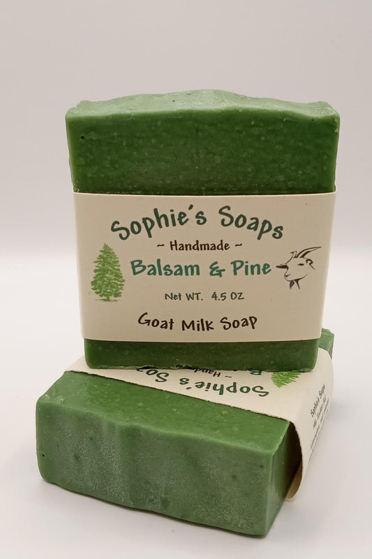 Maine-Made Balsam & Pine Soap - Luxurious Lather for Him