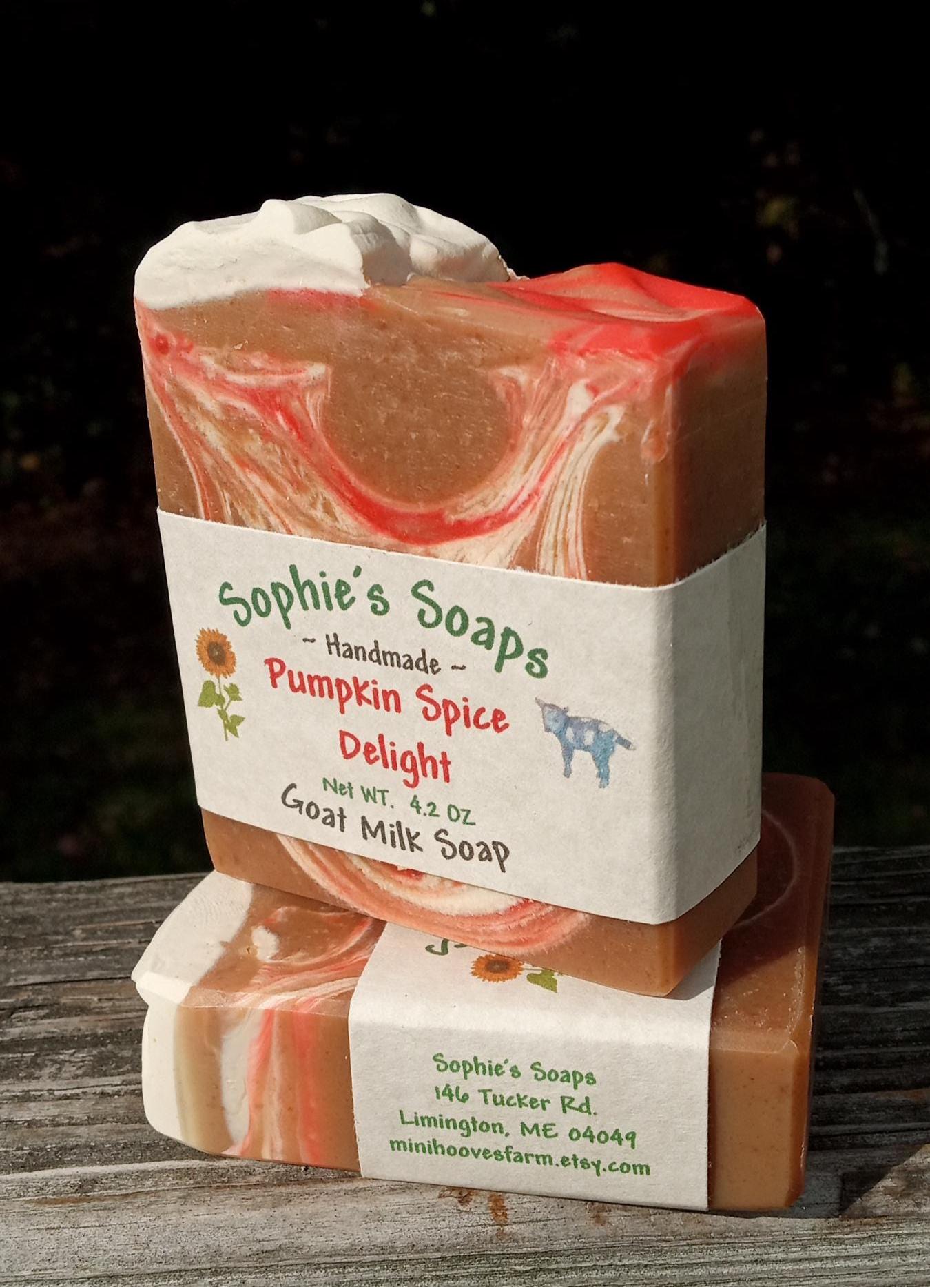Pumpkin Spice Delight! - Maine Made Goat Milk Soap, Artisan Soap
