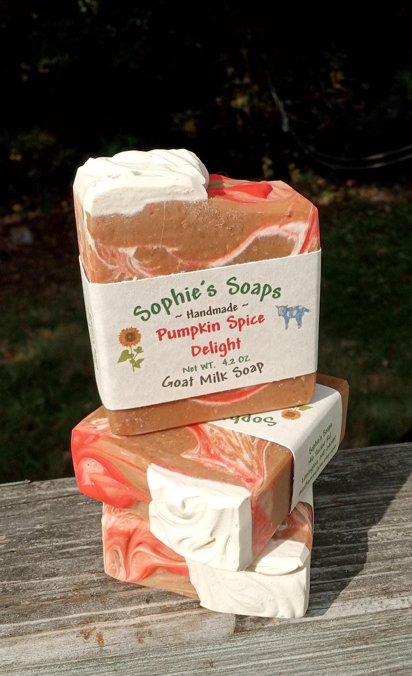 Pumpkin Spice Delight! - Maine Made Goat Milk Soap, Artisan Soap