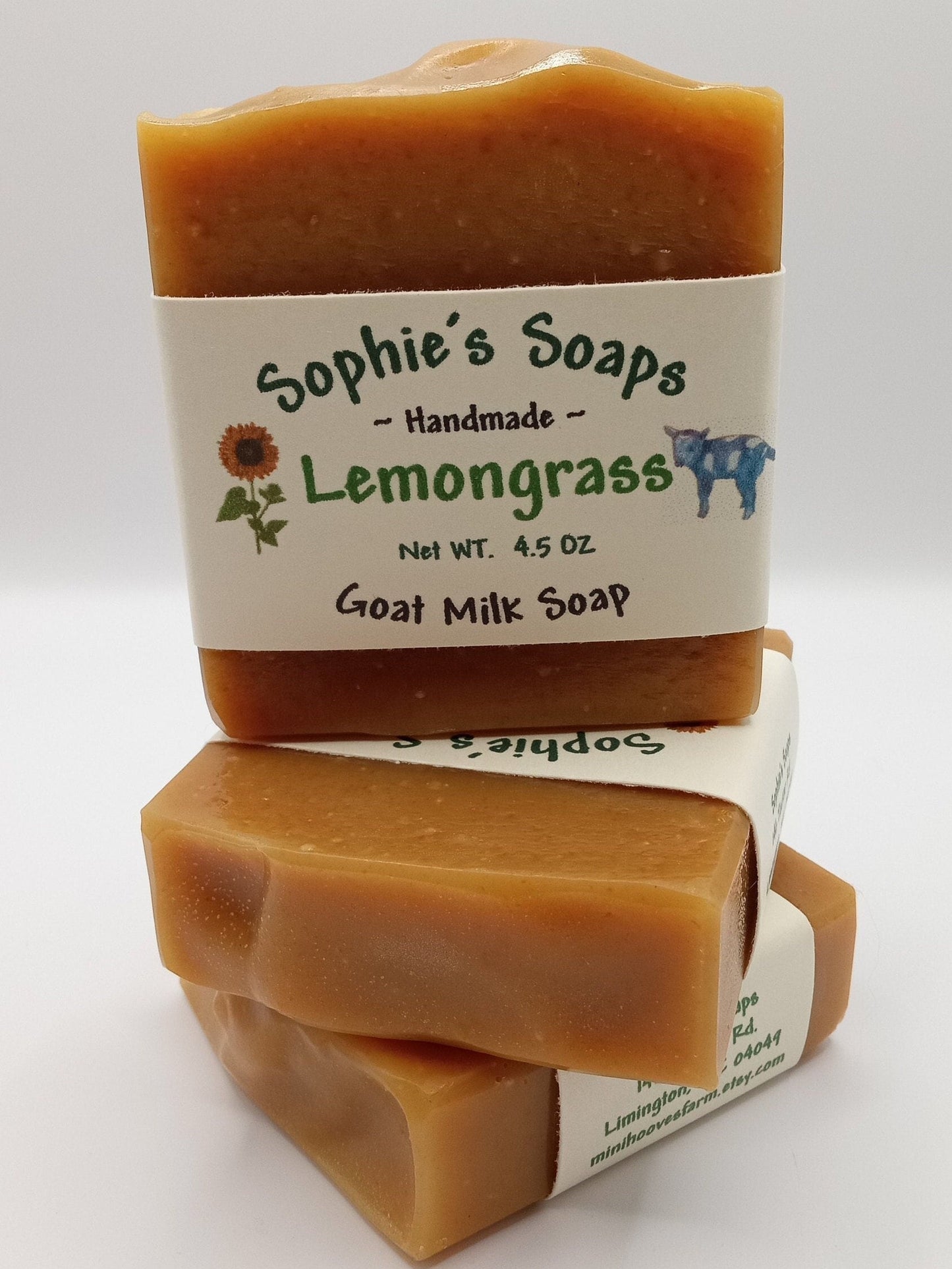 Lemongrass Goat Milk Soap - handmade, homemade, luxury artisan soap