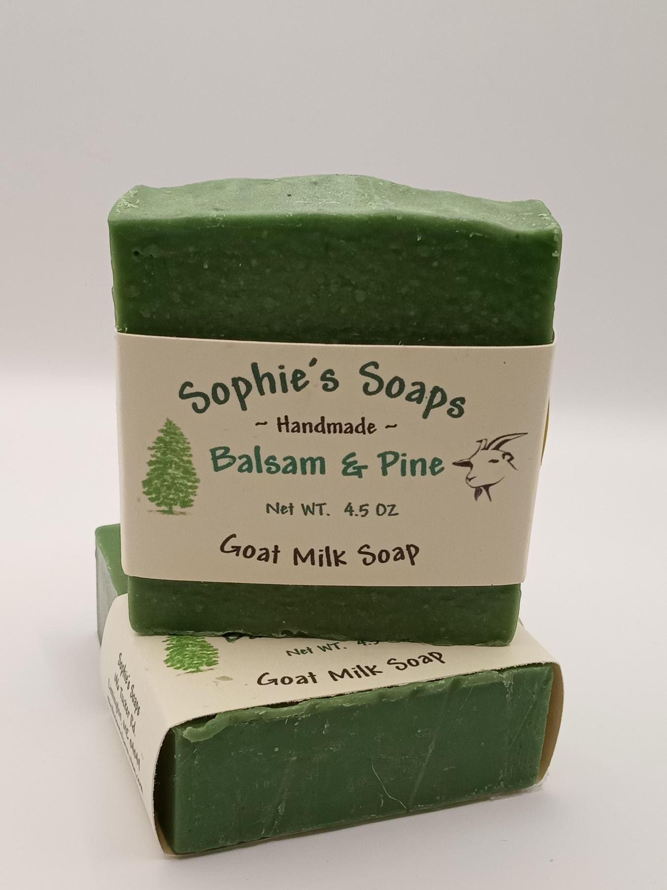 Maine-Made Balsam & Pine Soap - Luxurious Lather for Him