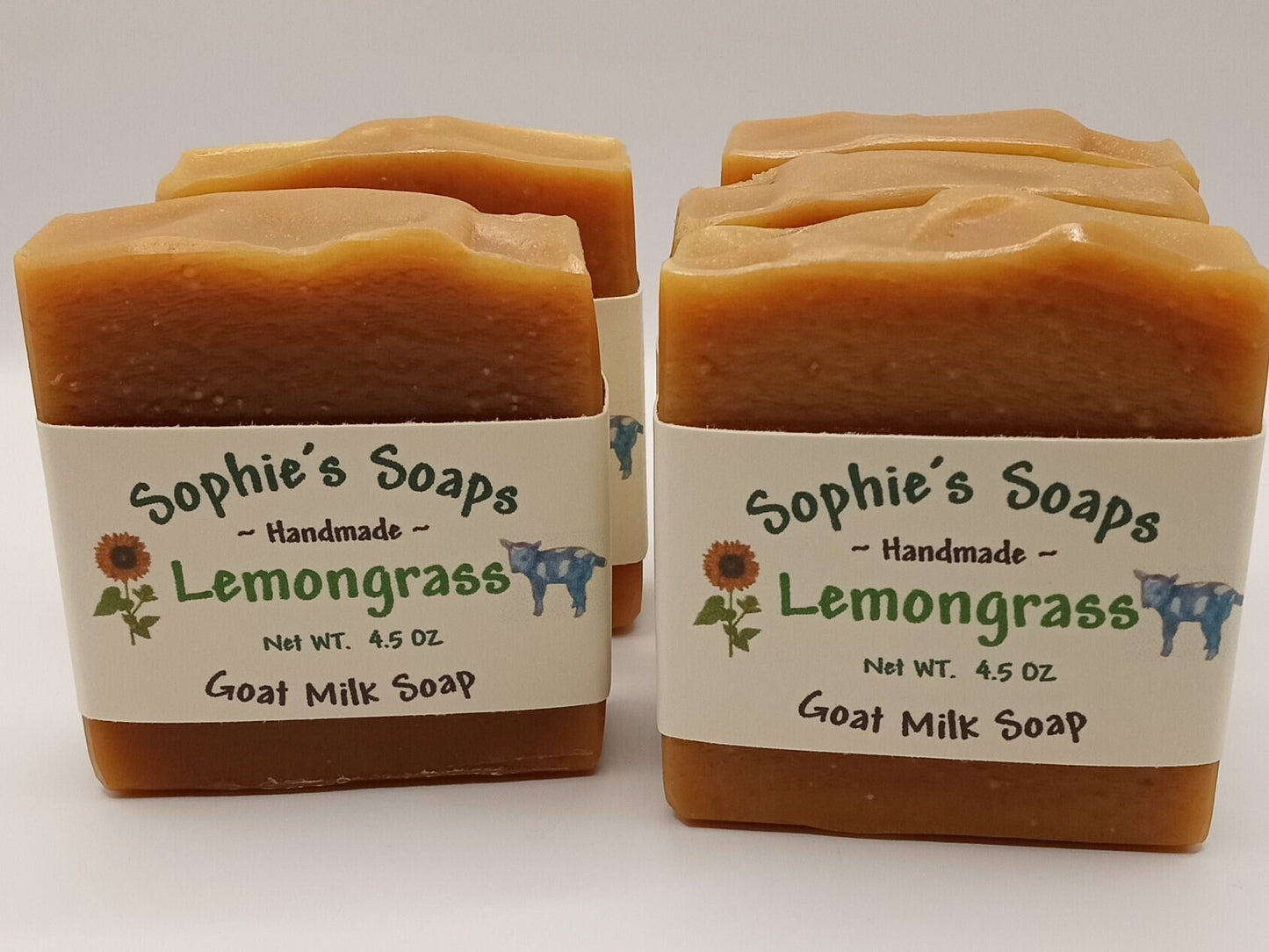 Lemongrass Goat Milk Soap - handmade, homemade, luxury artisan soap