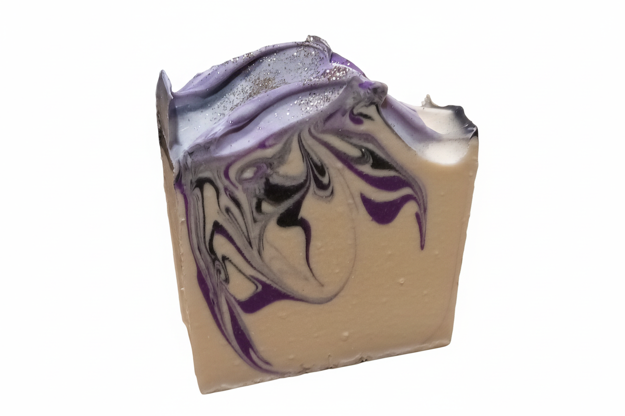 Black Raspberry Vanilla Soap - No Background