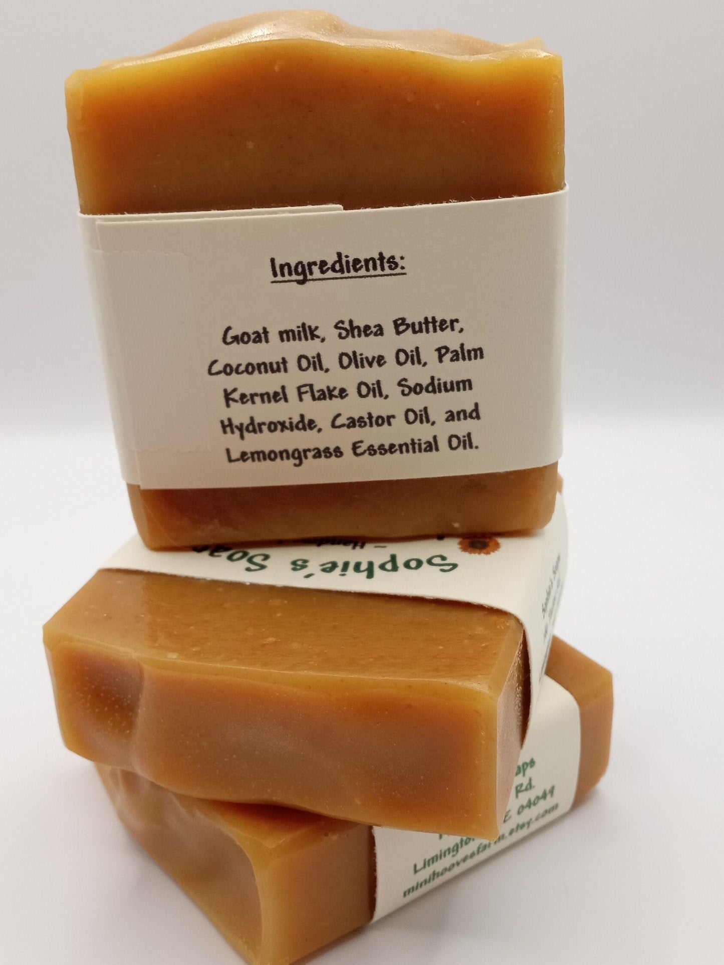 Lemongrass Goat Milk Soap - handmade, homemade, luxury artisan soap