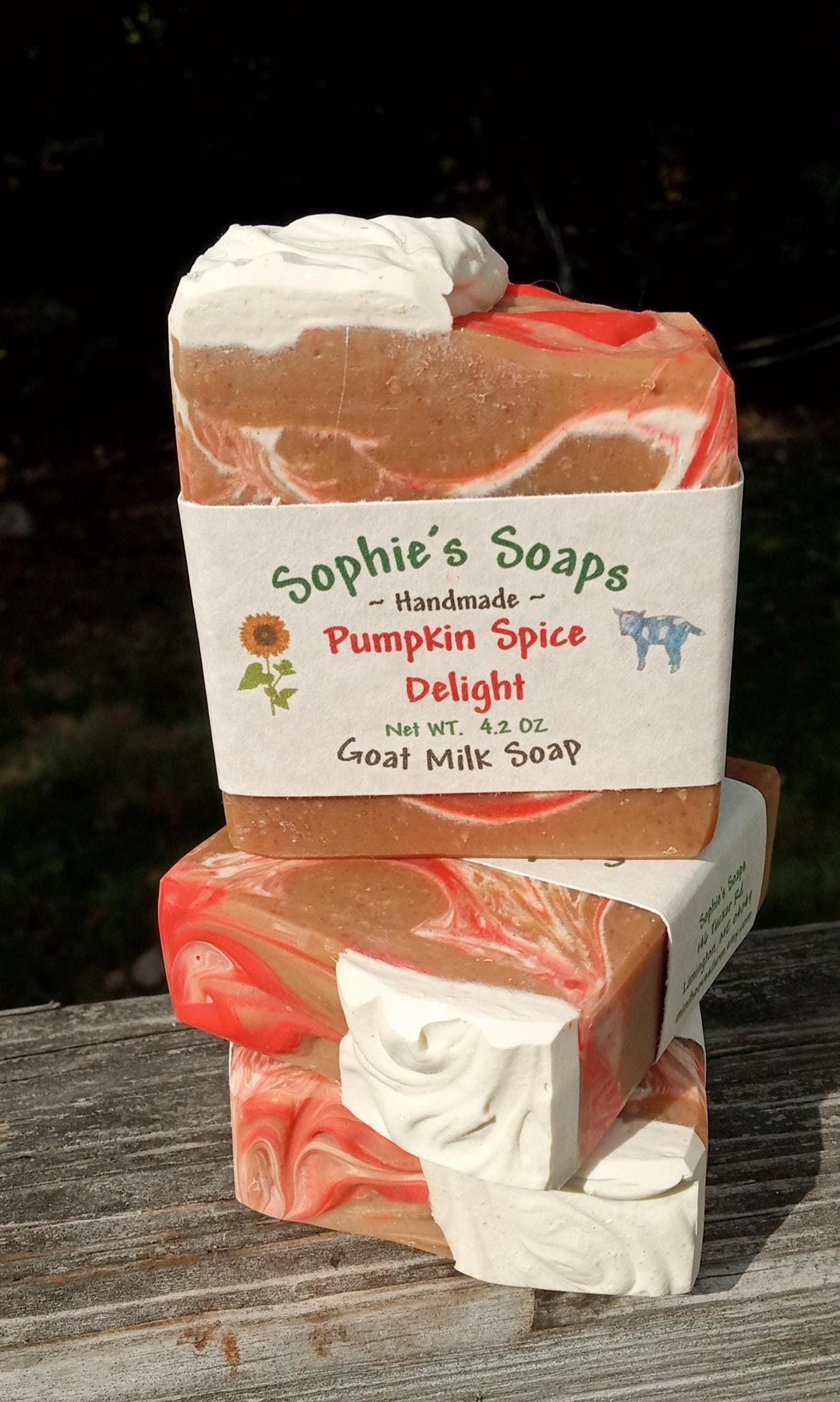 Pumpkin Spice Delight! - Maine Made Goat Milk Soap, Artisan Soap