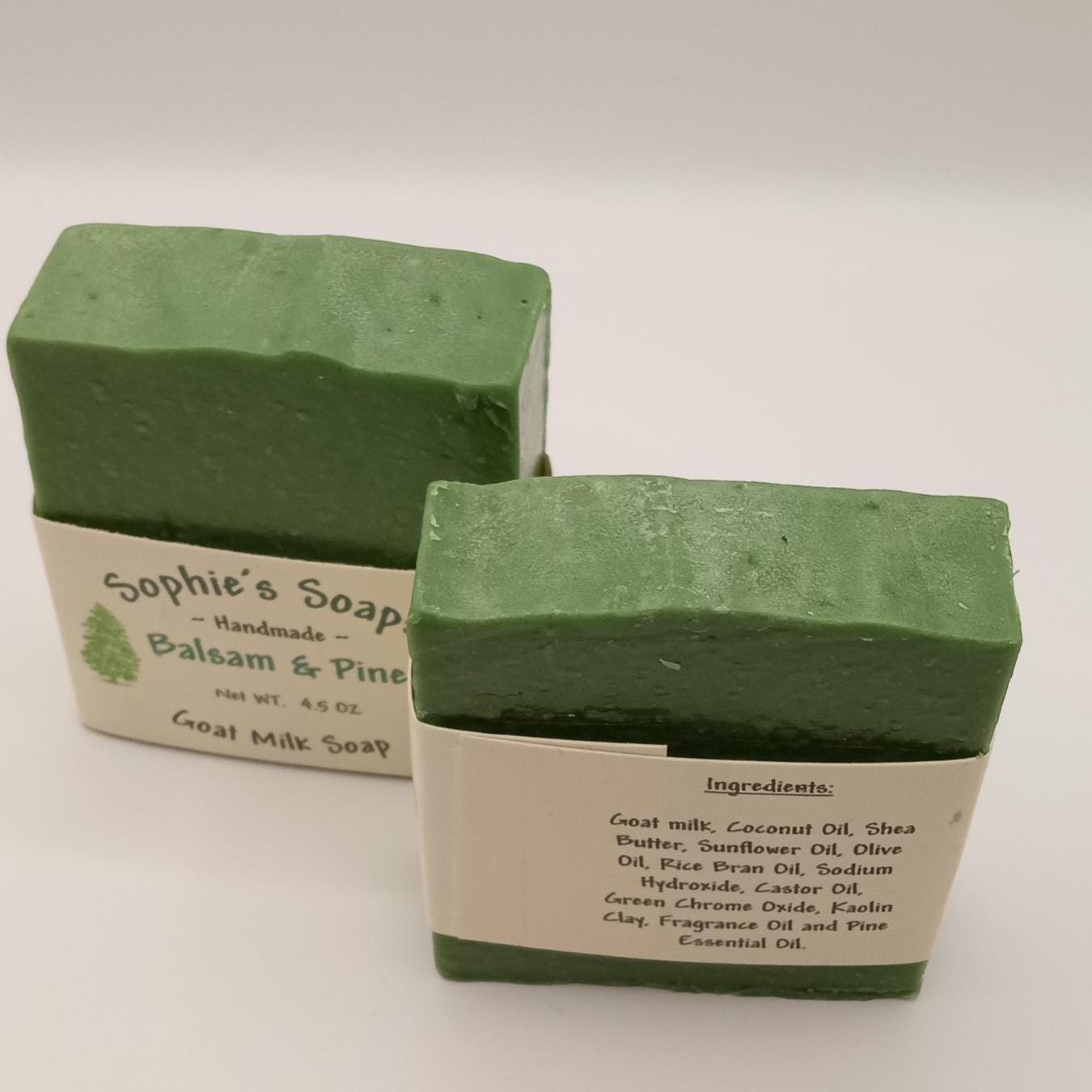 Maine-Made Balsam & Pine Soap - Luxurious Lather for Him