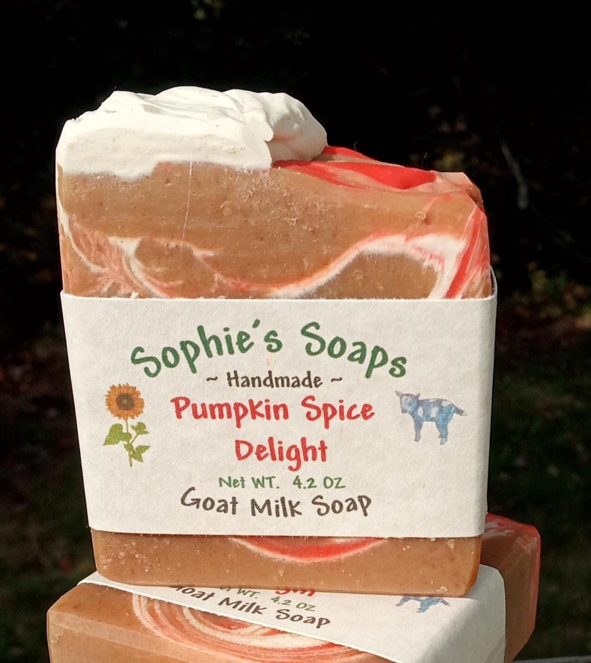 Pumpkin Spice Delight! - Maine Made Goat Milk Soap, Artisan Soap