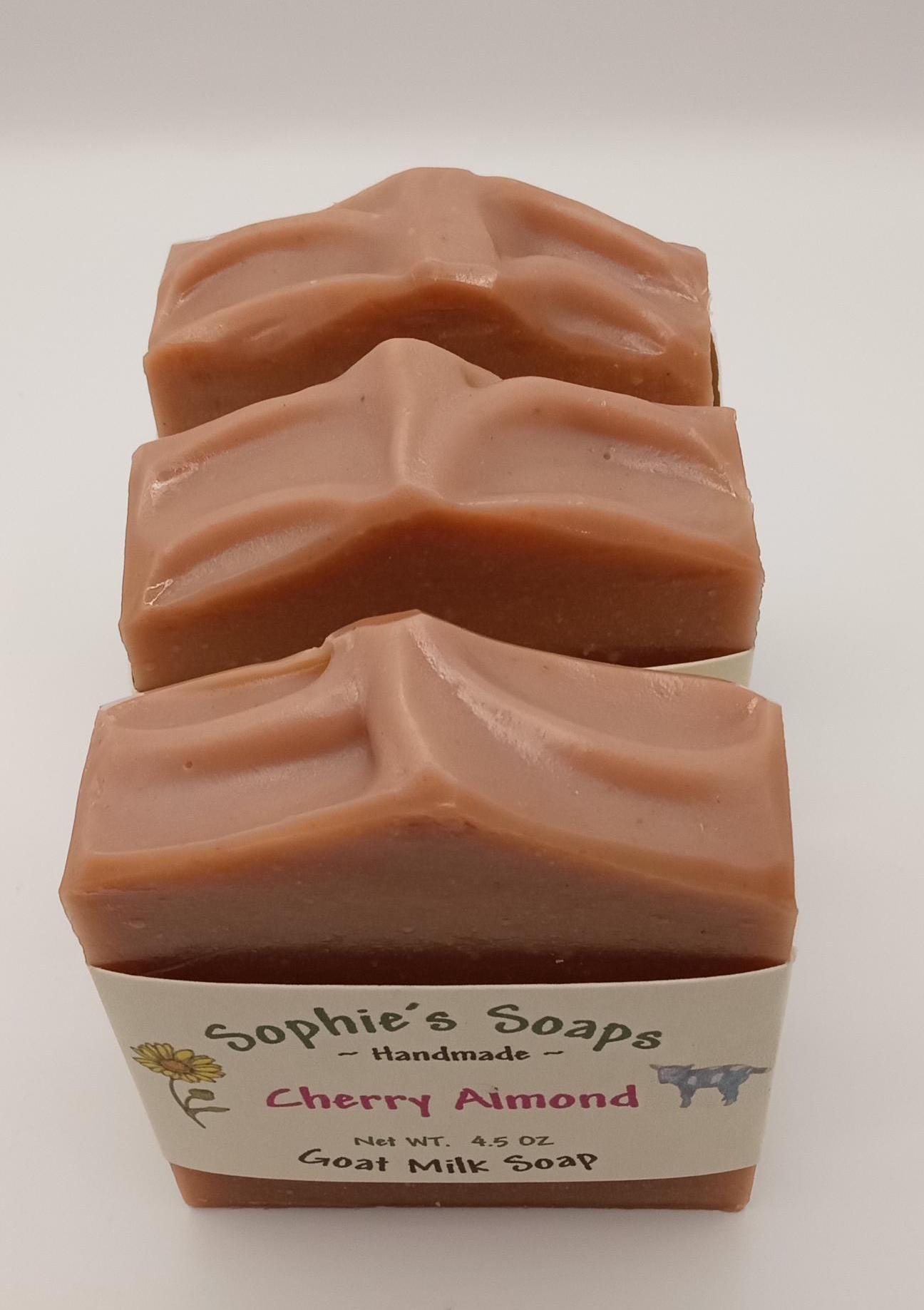 Cherry Almond Goat Milk Soap: Handmade Artisan Soap