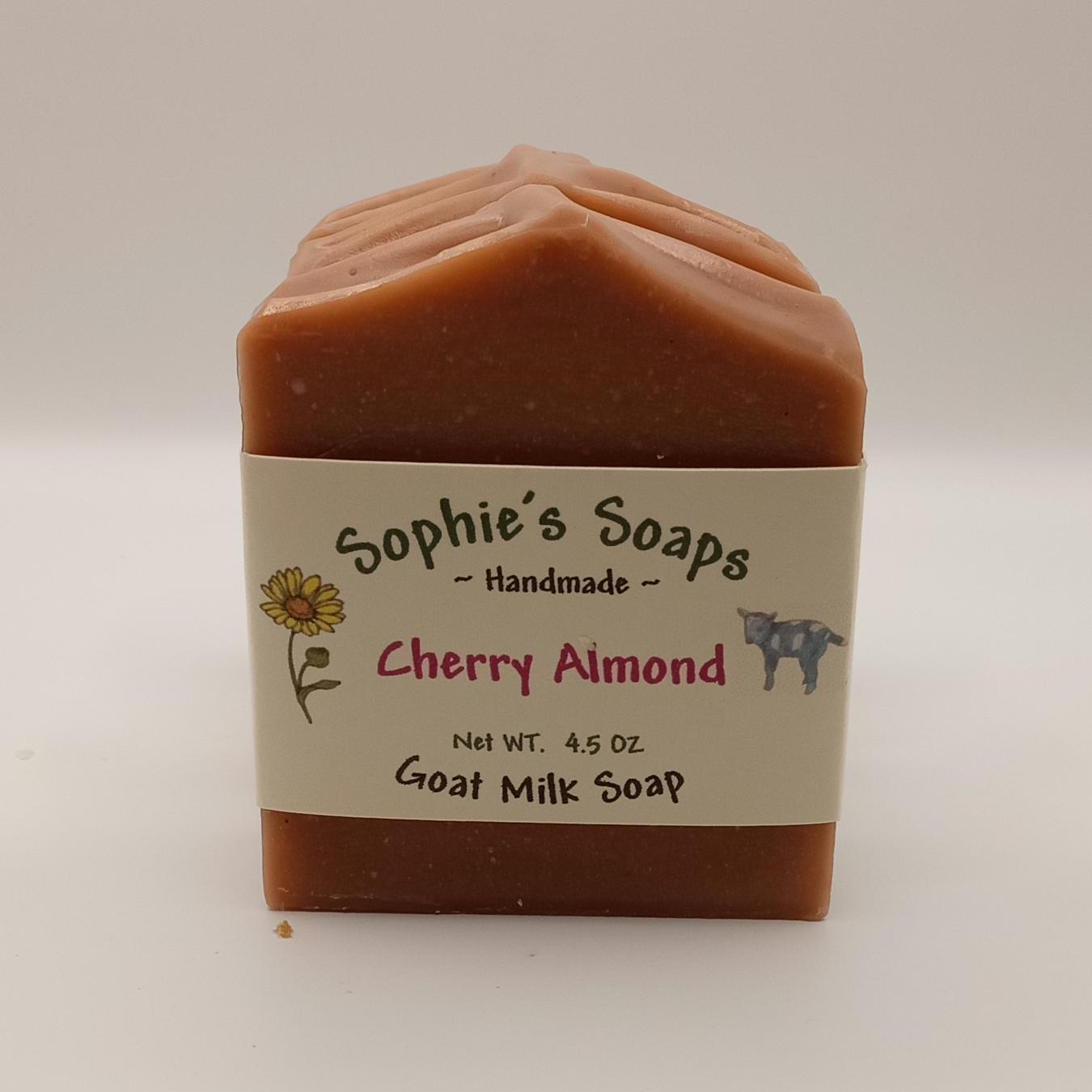 Cherry Almond Goat Milk Soap: Handmade Artisan Soap